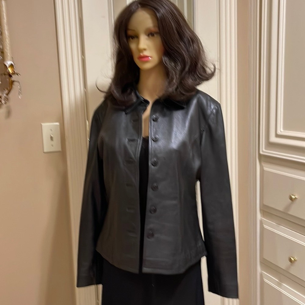 Vintage leather jacket size M
